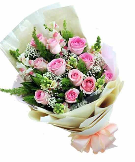 hoa bó chúc mừng hồng dâu xinh xắn hoa bó chúc mừng hồng dâu xinh xắn